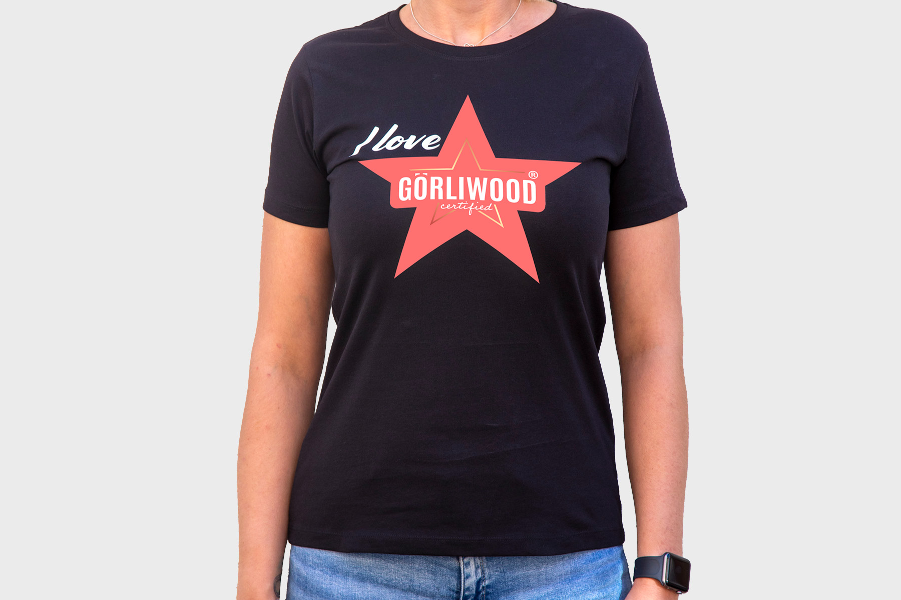 Damen-T-Shirt „I love Görliwood®“ - ABVERKAUF