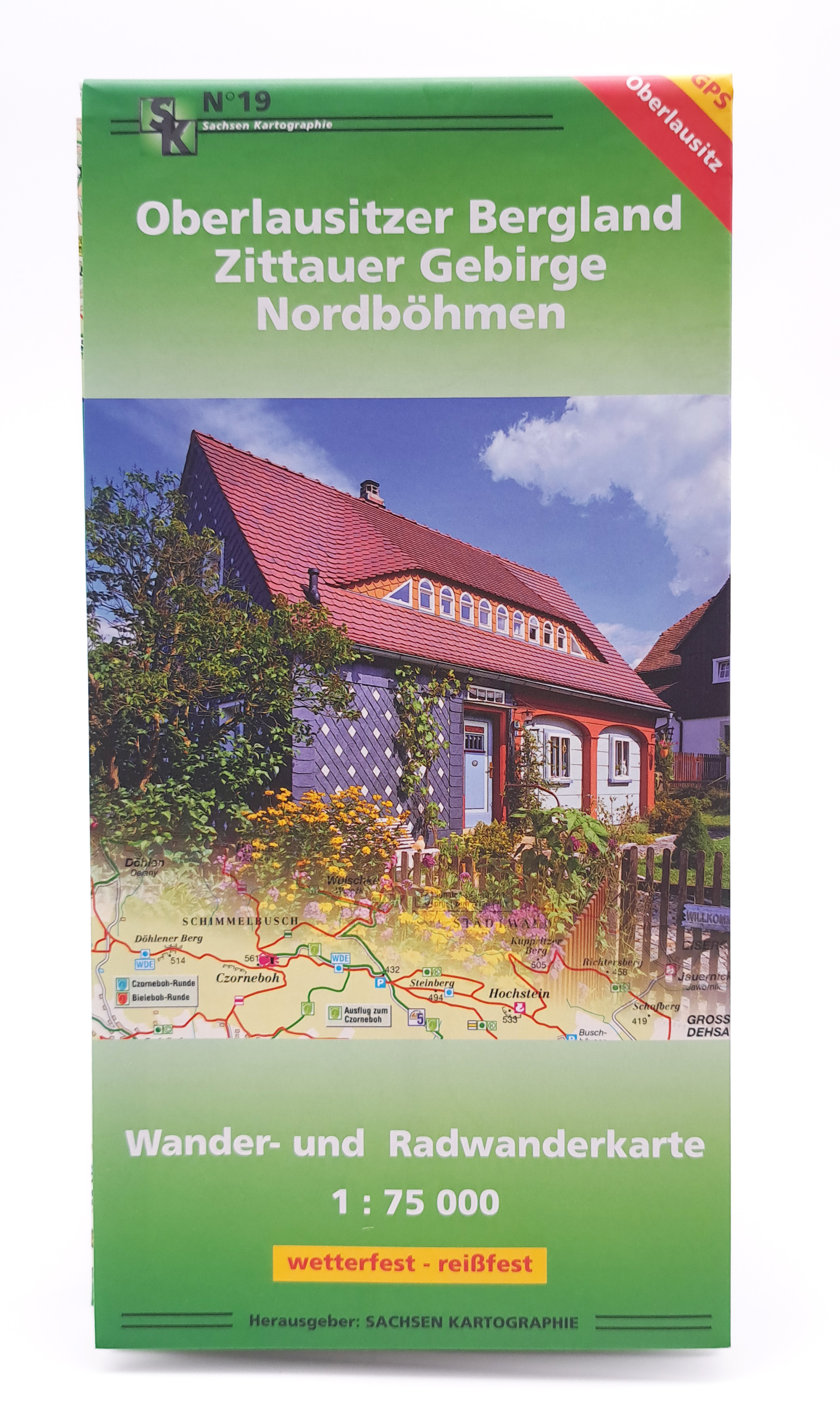 Karte - No.19 Oberlausitzer Bergland - Zittauer Gebirge - Nordböhmen - Sachsen Kartographie