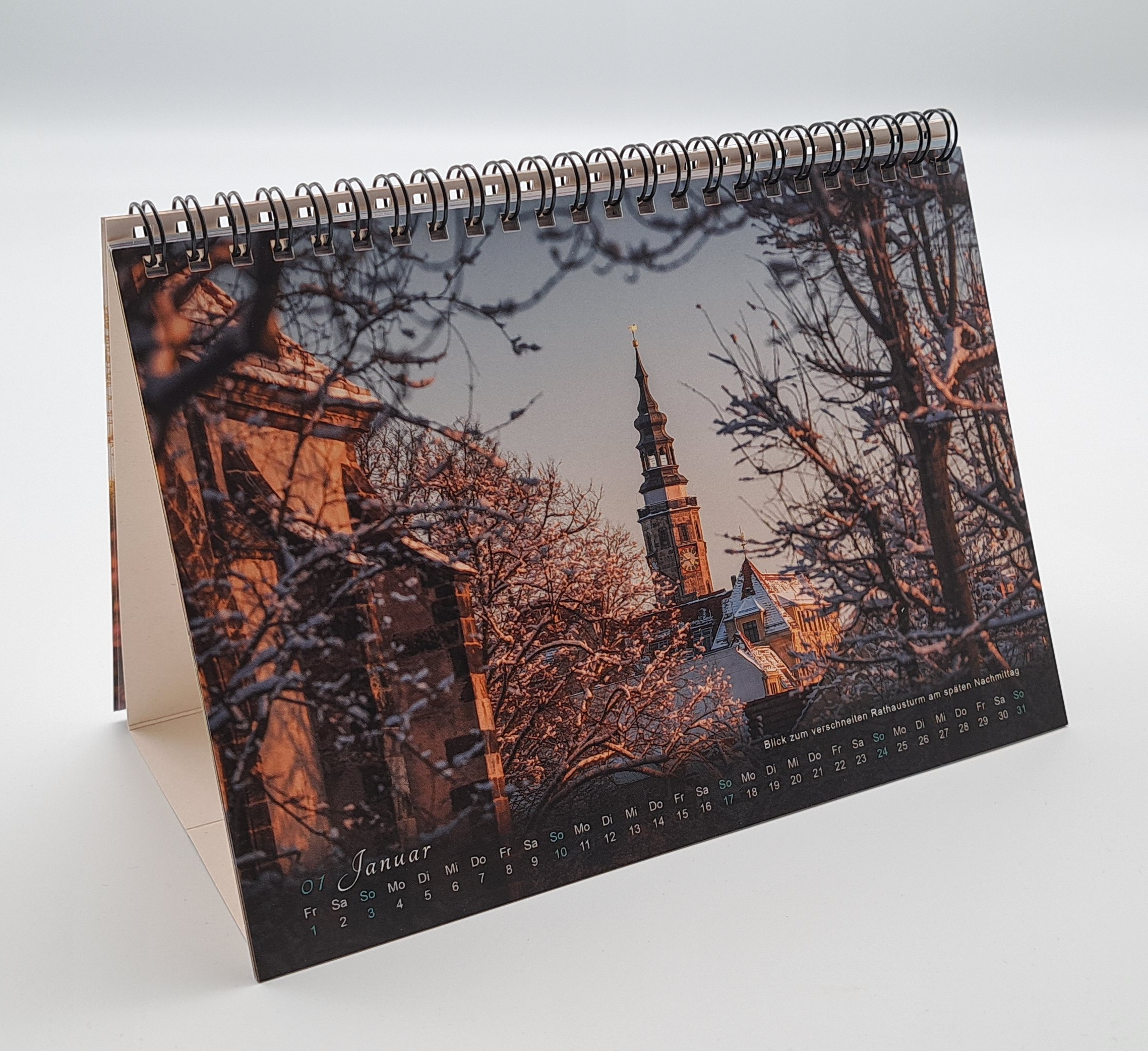 Kalender für den Tisch "Rund um die Uhr Görlitz"