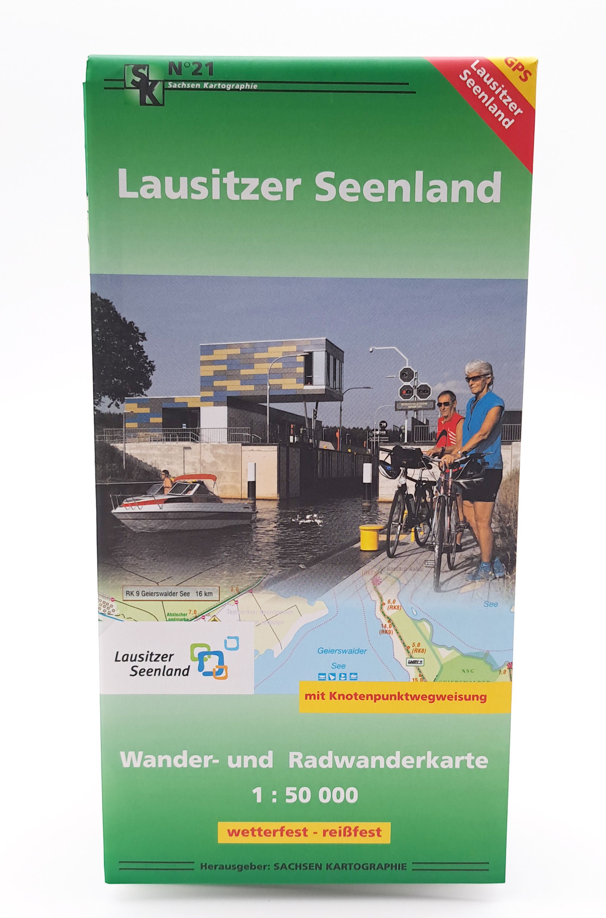 Karte - No.21 Lausitzer Seenland- Sachsen Kartographie