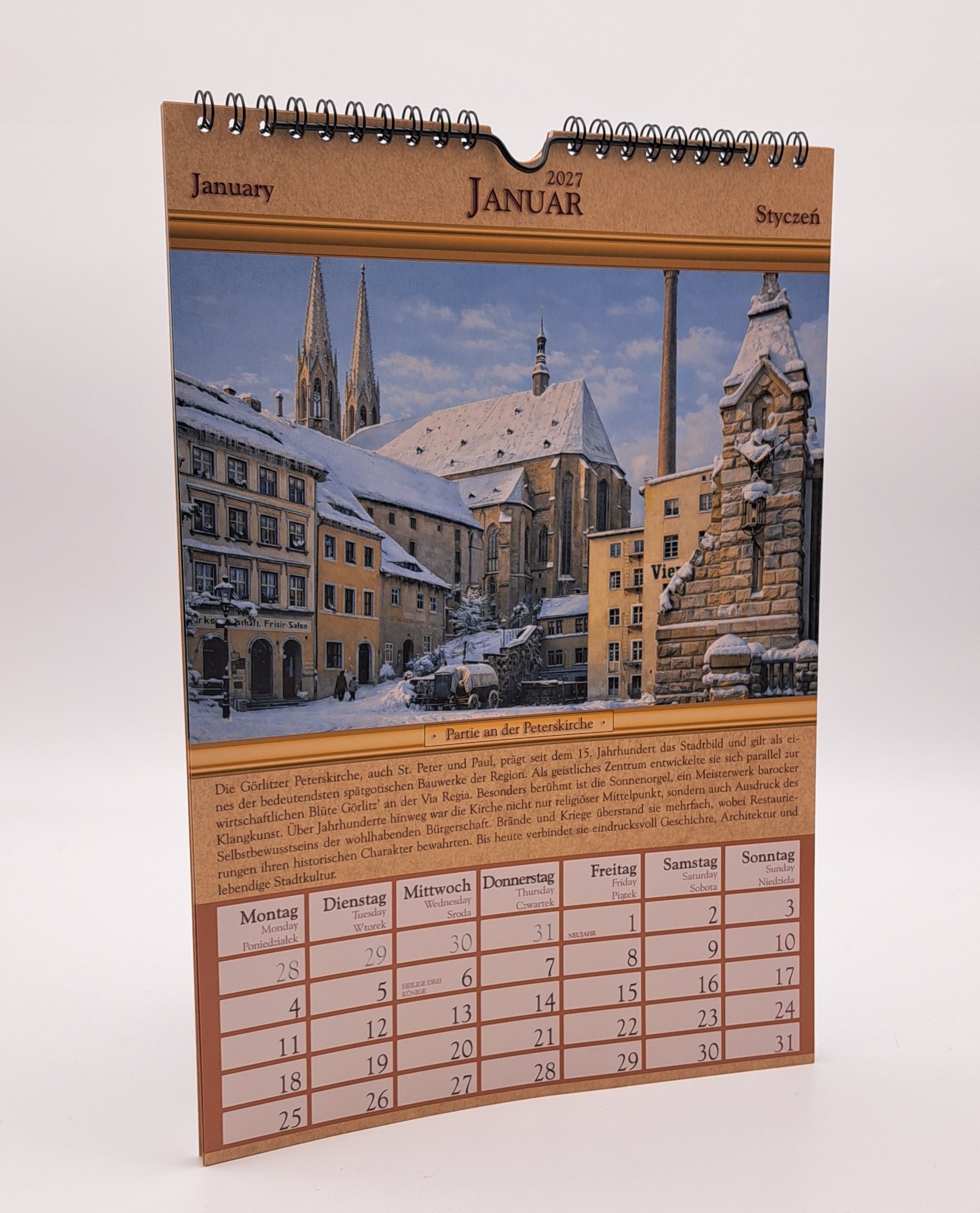Kalender 2027 Görlitz Blick vom Finstertor