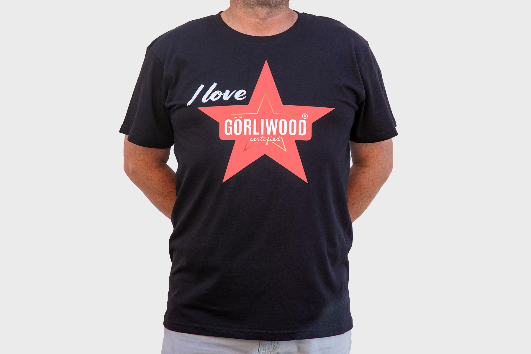 Herren-T-Shirt „I love Görliwood®“ -ABVERKAUF